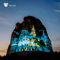 Système de projection holographique 3D pour la cartographie des bâtiments, projecteur dynamique extérieur pour grands bâtiments