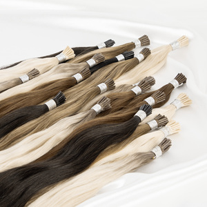 LeShine 2024 New Natural Wave Extensiones de cabello humano i tip Extensiones de cabello humano itips (Color claro) - Product Image 1