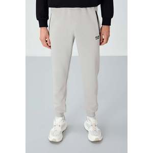 Pantalon de survêtement pour homme Cesar, délavé, taille élastique, décontracté, respirant, style jogger - Product Image 1