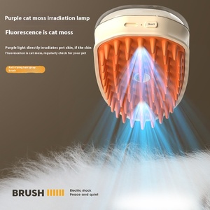 Cepillo de agua 3 en 1 para mascotas, peine de pelo suave para perros, cepillo de vapor para gatos, masaje para gatos, baño y limpieza - Product Image 3