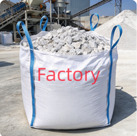 Sacs Jumbo FIBC d'occasion de 1 et 2 tonnes pour l'exploitation minière, les minerais, sacs industriels robustes réutilisables pour le transport de charges lourdes