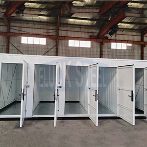 Tùy chỉnh ngoài trời 20ft đơn vị lưu trữ 5 Side Swing cửa lưu trữ di động <span class=keywords><strong>container</strong></span> với điện Wifi Bluetooth TT khóa - Product Image 4