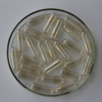 Capsule végétarienne vide en HPMC, coque de capsule en cellulose transparente non gélifiée, capsules végétariennes, taille 00 0 1 2 3 4, biodégradable