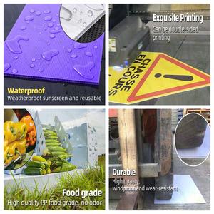 Panneau de cour en plastique ondulé imprimé sur mesure simple face pour la promotion des affaires de la campagne politique immobilière - Product Image 5