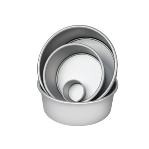 Ensemble de moules à gâteau cylindriques à fond amovible de 2, 6 et 8 pouces, antiadhésifs, pour gâteaux chiffon - Product Image 2