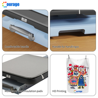 Nouvelle presse à chaleur automatique à pression réglable 38*38cm, machines de sublimation pour t-shirts