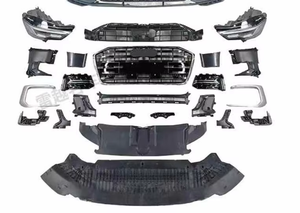 Para Audi <span class=keywords><strong>A6</strong></span> C7 <span class=keywords><strong>2023</strong></span> Kit de carrocería Facelifted C8PA Sport Edition parachoques de coche para modelo antiguo guardabarros lámpara antiniebla rejilla faros cubierta - Product Image 6