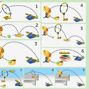 Prodotti a basso costo per bambini impegnativi giochi di palla catapulte stelo Desktop educativi <span class=keywords><strong>e</strong></span> giochi scientifici per bambini - Product Image 3