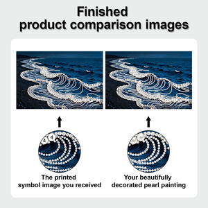 Kit Pittura Diamante Personalizzato con Perle Oceaniche e Diamanti, Mosaico Artistico Fai-da-te con Strass a Forma Speciale e Strumenti per Decorazione Murale Soggiorno - Product Image 4
