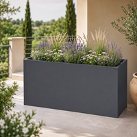 Bac à légumes surélevé en acier galvanisé, hauteur personnalisable, durable, écologique, pour la maison et l'extérieur, pour légumes, fruits, herbes, sur mesure