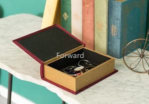 Красная декоративная винтажная коробка для хранения безделушку в форме книги - Product Image 4