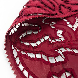Tissu en dentelle chimique PU brodée pour la mode, accessoires de vêtements, <span class=keywords><strong>textiles</strong></span> de maison, robe de mariée, dentelle africaine - Product Image 3