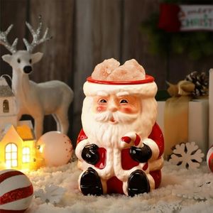 Diffuseur de parfum électrique en céramique de Noël Père Noël pour la décoration de la maison en vacances Cadeau - Product Image 3