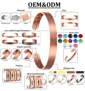 Pulsera de Cristal BioMagnético 99.99% Puro para Mujer, para Aliviar el Dolor de Artritis - Product Image 4