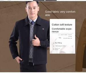 <span class=keywords><strong>Veste</strong></span> slim décontractée à la mode pour hommes pour l'hiver Manteau Abrigo à col montant avec logo sur le devant Tissu en <span class=keywords><strong>toile</strong></span> Hot New Fall Collection - Product Image 2