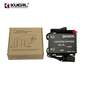 Convertisseur électrique de voiture KUERL 24V vers 12V 30A DC DC, transformateur abaisseur de tension pour usage automobile - Product Image 1