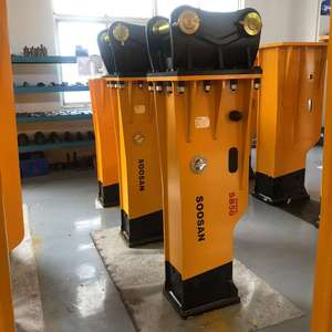 Brise-roche hydraulique SOOSAN SB50 silencieux avec burin de 100 mm pour excavatrices, chargeuses et mini-chargeuses de 11 à 16 tonnes avec garantie - Product Image 6