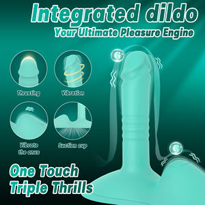 Vibromasseur Montable Intelligent Contrôlé par Application, Stimulateur Double Moteur Point G, Masseur Clitoridien en Silicone Souple, Jouet Sexuel Adulte pour Femme - Product Image 3