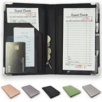 Buku Server untuk Pelayan, Organizer Buku Server Deluxe dengan Sudut Logam yang Kokoh, Organizer Buku Pelayan