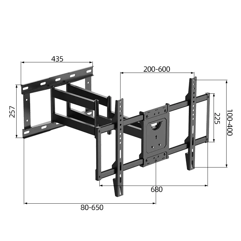 Wholesale High Quality Full Motion TV Wall Mount Fix Tilt Swivel Soporte de TV Mount Heavy Duty Wall Bracket