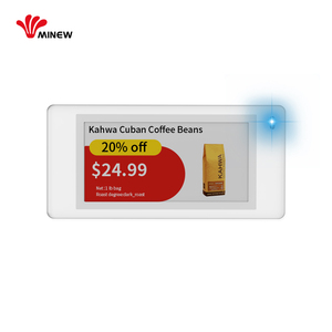 Minewtag ป้ายแสดงสินค้าอิเล็กทรอนิกส์4สี2.1นิ้ว, ป้ายแสดงสินค้าอิเล็กทรอนิกส์ NFC แบตเตอรี่ที่มีอายุการใช้งานยาวนาน - Product Image 1