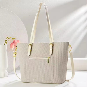 2026 Women's Retro Simple Elegant Temperament Handbags Large Capacity Candy Color Zipper Closure Polyester Versatile Fashion - Product Image 1