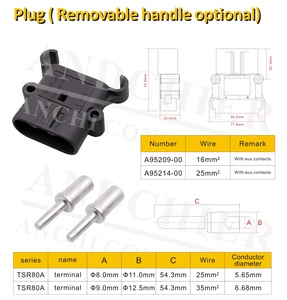 Nhanh chóng sạc với tín hiệu pins cho <span class=keywords><strong>rema</strong></span>-phong cách điện xe nâng xe nâng nhanh chóng sạc pin kết nối din80 nối 80A - Product Image 5