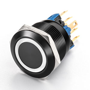 Interrupteur à bouton-poussoir 12V 5A/10A, circuit d'alimentation CC robuste, marche/arrêt, indice de protection IP65, utilisation domestique - Product Image 2