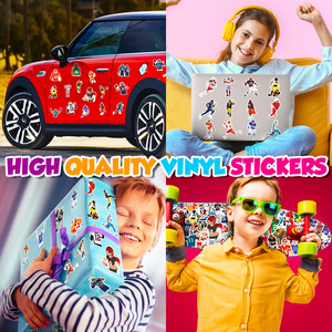 50 autocollants découpés à l'emporte-pièce sur le thème du football américain, autocollants sportifs en vinyle imperméables pour voiture, bouteille, carnet - Product Image 4