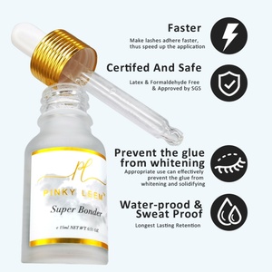 Pegamento y Acelerador de Pestañas Postizas Pinky Leem Booster, Secado Rápido y Larga Duración, 2 en 1, para Pestañas Sensibles - Product Image 2