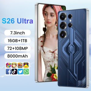 Smartphone S26 Ultra 16 Go + 1 To Deca Core LTE/CDMA avec prise en charge de l'espagnol, batterie supérieure à 8000 mAh, Android 15, écran 90 Hz - Product Image 1