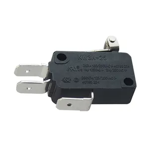 Microinterruptor de ação momentânea 40t85 10A 25A para fabricação de microinterruptores em miniatura de atuador de alavanca de rolo curto
