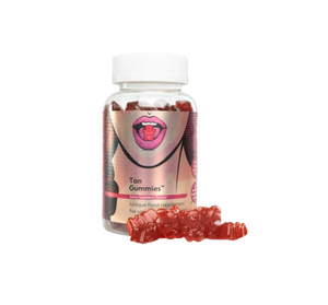 ビーガンビタミンベータカロチンアスタキサンチン日焼けグミ日焼け止め美容タンサプリメントグミキャンディー中高年向け - Product Image 1