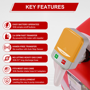 Chất lượng cao 2.4 gallon xách tay <span class=keywords><strong>Jerry</strong></span> có thể nhựa Xăng Lưu trữ Tank cho thuyền Chất lượng cao xách tay Xăng container - Product Image 3