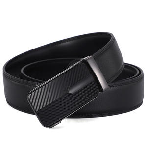 Cinturón de cuero genuino de vaca de longitud personalizada para <span class=keywords><strong>hombre</strong></span> para hebilla para <span class=keywords><strong>Amazon</strong></span> estilo occidental moda automática para hebilla - Product Image 4