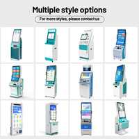 Quiosco de Autoservicio para el Cuidado de la Salud, Máquina de Pantalla Táctil para el Registro de Pacientes en Hospitales con Lector de Tarjetas Médicas, Lector de Tarjetas ATM y Escáner QR
