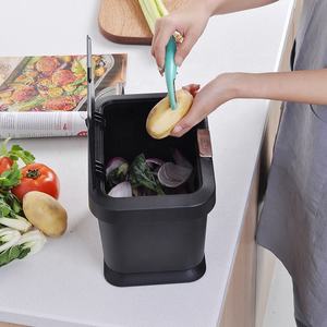 Bidone del Compost per cucina da 1.32 galloni pattumiera con coperchio sigillato secchio per rifiuti alimentari per ripiano o sotto il lavandino bidone della spazzatura al coperto - Product Image 4