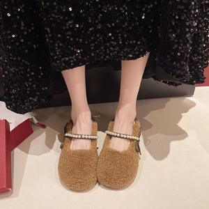 Zapatos de Trabajo de Tobillo para Hombre, Estilo Retro, Sin Cordones, Impermeables, Transpirables, Ligeros, de Cuero Genuino, con Suela Gruesa, Cálidos para Otoño, de Franela - Product Image 6