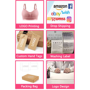 S <span class=keywords><strong>M</strong></span> L XL 2XL 3XL 4XL批发标志定制怀孕加大码女性产妇无缝母乳喂养护理文胸衣服 - Product Image 6