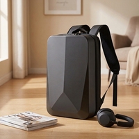 Sac à dos E-Sports Nouvelle Génération Coque Rigide Compartiment PC Tendance Cool Imperméable Polyester Antivol 20-35L Unisexe Professionnel