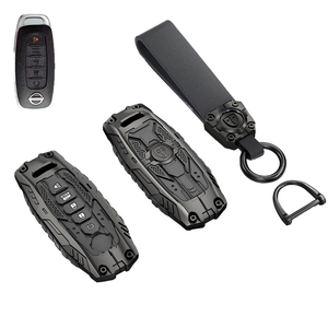 Housse de clé de voiture adaptée à la <span class=keywords><strong>Nissan</strong></span> Tiida Teana 2024, pour Rogue Altima Pathfinder Sentra Versa Kicks Leaf ARIYA Murano Armada - Product Image 4