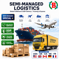 Logistique semi-gérée vers les États-Unis, la France, le Canada, l'Allemagne, le Royaume-Uni, service d'expédition DDP, transport routier express, agent de livraison et de fulfillment géré