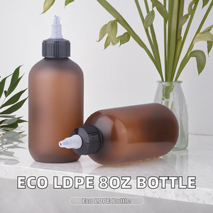 Reusable LDPE Natural Color 8oz 240ml Eco-Friendly Screen Printing Nail <b>Polish</b> Oil Container Luzern <b>Plastic</b> - Product Image 2