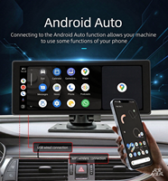 Autoradio Android portable BQCC 10,26 pouces avec caméra frontale, CarPlay, GPS, Android Auto, lecteur multimédia pour véhicule, écran, stéréo
