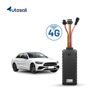 Autosali IOT GT10 4G GSM GPS Tracker Mini Localizador de Vehículos en Tiempo Real con SOS, Geo Valla, Compatible con PC, App Gratuita y Apagado Remoto del Motor