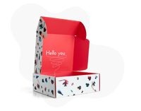 Imballaggio pieghevole per abbigliamento spedizione mailer box scatola per la cura della pelle a conchiglia personalizzata confezione con logo