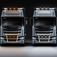 Phare LED double mode 9 pouces 144W 6000K IP68 étanche pour camion tout-terrain