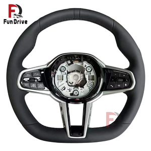 Volante Riscaldato in Fibra di Carbonio Serie G <span class=keywords><strong>BMW</strong></span> per Modelli <span class=keywords><strong>G42</strong></span> G20 G28 G22 G30 G11 G12 G15 G16 G01 G05 G06 G29 G26 G87 G80 G82 G90 - Product Image 1
