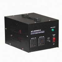 Transformateur élévateur/abaisseur de tension 2 kVA 2000 W 110 V-220 V avec bobine toroïdale à enroulement en cuivre monophasé