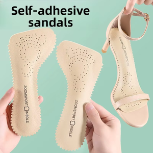 Plantillas <span class=keywords><strong>para</strong></span> <span class=keywords><strong>Sandalias</strong></span> de Tacón Alto <span class=keywords><strong>para</strong></span> Mujer, Autoadhesivas, Absorbentes del Sudor, <span class=keywords><strong>Almohadillas</strong></span> de Media Longitud <span class=keywords><strong>para</strong></span> Verano, <span class=keywords><strong>para</strong></span> Pies Sudorosos, <span class=keywords><strong>Antideslizantes</strong></span>, de Cuero Fino - Product Image 1